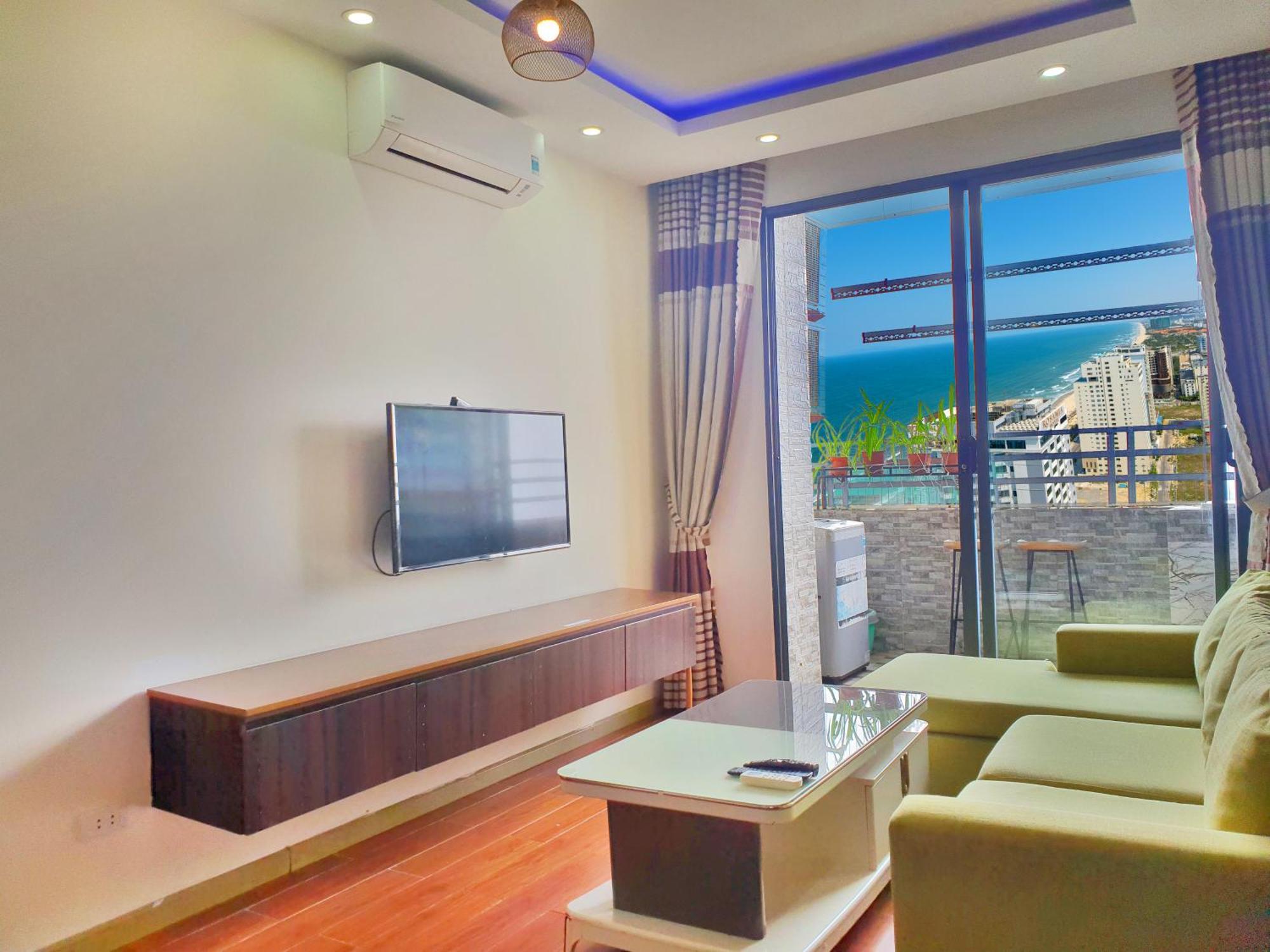 ダナン市2Br Balcony Best Sea View - City View - Optional - High Floor - 1' To My Khe Beach - Can Ho 2Pn Ban Cong View Bien - View Thanh Pho - Nhieu Loai Phong - Mot Phut Den Bien - Tang Caoアパートメント エクステリア 写真